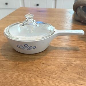 Vintage Corningware Saute Pan with Lid